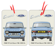 Ford Escort MkI 1300 XL 1968-74 Air Freshener